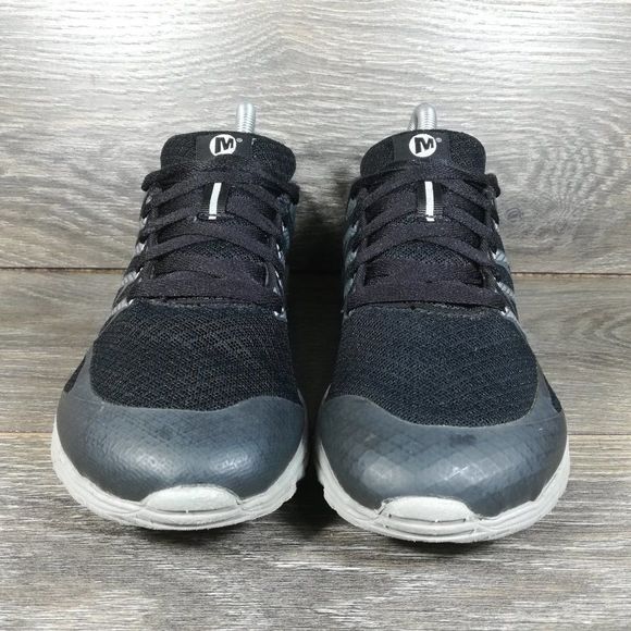 Merrell Bare Access Ultra Black Silver Running Shoes (J559582) Women's 8.5 - Picture 2 of 8